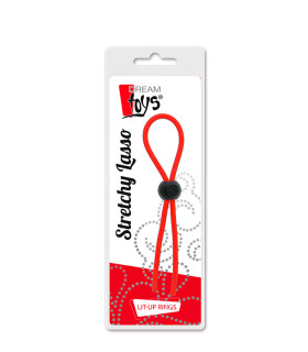 Ерекційне лассо Dreamtoys All Time Favorites регульоване, червоне, 14.5 х 6 см - No Taboo