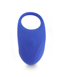 Эрекционное кольцо с вибро Бугатти FeelzToys Thor Cockring Blauw - No Taboo