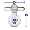 Эрекционное кольцо с вибро STAY HARD VIBRATING TONGUE RING CLEAR фото №5 — секс игрушки: Украина, NO TABOO