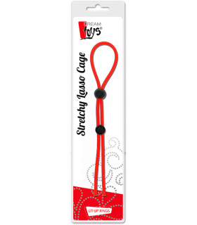 Эрекционное лассо Dreamtoys All Time Favorites регулируемое, красное, 24 см - No Taboo