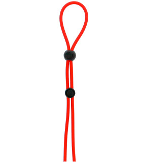 Эрекционное лассо Dreamtoys All Time Favorites регулируемое, красное, 24 см - No Taboo