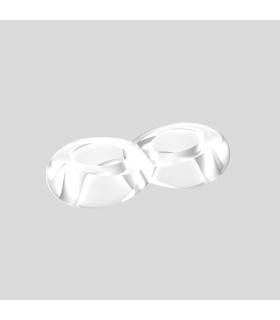 Эрекционное кольцо на член двойное Chisa Nust Bolts, 2.6 см - No Taboo