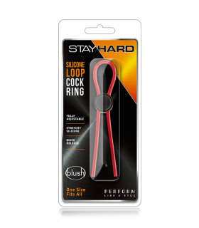 Лассо красного цвета Stay Hard - No Taboo