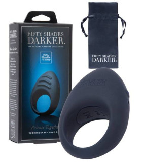 Fifty Shades Darker - Эрекционное виброкольцо "Кончаем вместе" (Fifty Shades of Grey, 50 оттенков серого) - No Taboo