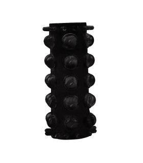 Насадка на пенис с открытой головкой Chisa get lock, черная, 1 шт - No Taboo