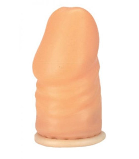 Насадка на пенис NMC Head Shockers Flat-Head бежевая - No Taboo