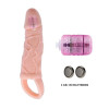 Насадка на пенис - Men Extension Vibrating Penis Sleeve 13,5 x 3,5cm фото №2 — секс игрушки: Украина, NO TABOO