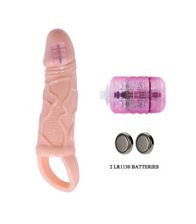 Насадка на пенис - Men Extension Vibrating Penis Sleeve 13,5 x 3,5cm - No Taboo