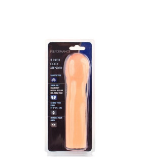 Насадка на пенис Blush удлиняющая, бежевая, 17.8 х 4.4 см - No Taboo