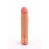 Удлиняющая насадка на пенис Pleasure Extender Sleeve Vibro Flesh фото №4 — секс игрушки: Украина, NO TABOO