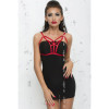 Портупея красная на бюст Harness L/XL, фото №1 — секс шоп Украина, NO TABOO
