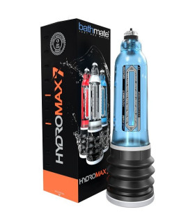 Гидропомпа Bathmate HYDROMAX 7 голубая, мощность +35% - No Taboo