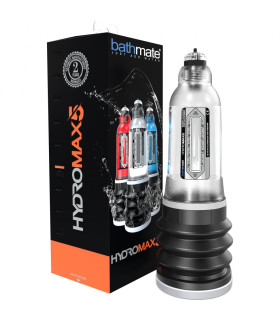 Гидропомпа BATHMATE HYDROMAX 5 для увеличения члена, прозрачная - No Taboo