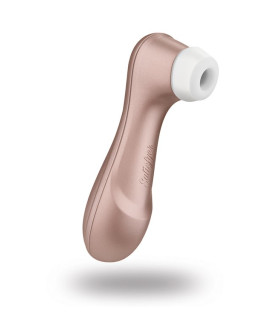 Вакуумный стимулятор клитора Satisfyer Pro 2 бесконтактный, золотой, 16.5 х 4.6 см - No Taboo
