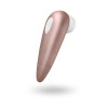 Вакуумный стимулятор Satisfyer Number One для клитора, золотой, 14.3 х 4.6 см фото №1 — секс игрушки: Украина, NO TABOO