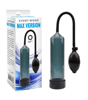 Помпа для збільшення члена Chisa Max Version механічна, чорна, 23.5 х 5.8 см - No Taboo
