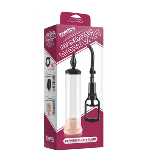 Помпа Maximizer Worx VX1 Power Pump Clear+Flesh - No Taboo
