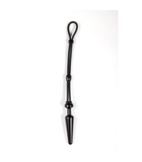 Анальная пробка с эрекционным кольцом COCK GRIP PLUG MEDIUM BLACK - No Taboo