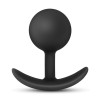 Анальный плаг плаг со смещенным центром тяжести LUXE WEARABLE VIBRA PLUG BLACK фото №2 — секс игрушки: Украина, NO TABOO