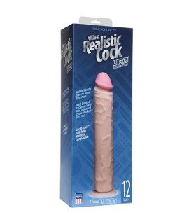 Большой фаллоимитатор UltraSkyn Vac-U-Lock - No Taboo