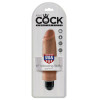 Вибратор KING COCK 6 VIBRATING STIFFY TAN фото №1 — секс игрушки: Украина, NO TABOO