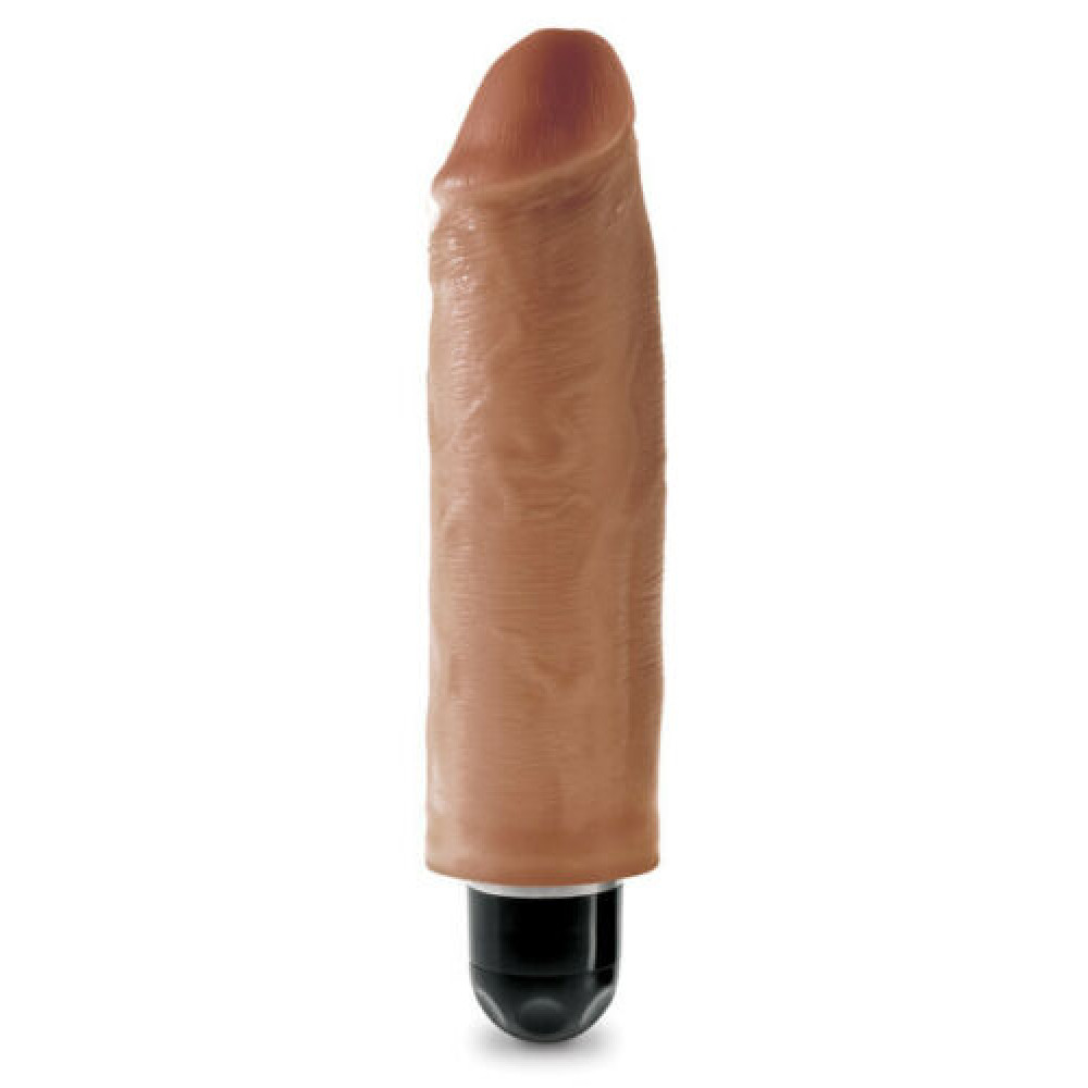 Вибратор KING COCK 6 VIBRATING STIFFY TAN фото №2 — секс игрушки: Украина, NO TABOO