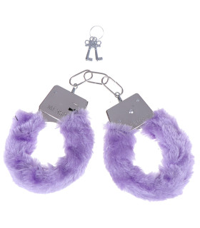 Наручники Fur Love Cuffs фиолетовые NO TABOO - No Taboo