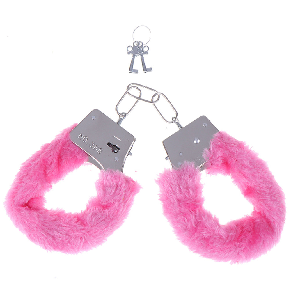 Наручники Fur Love Cuffs розовые NO TABOO, фото №0 — секс шоп Украина, NO TABOO