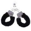 Наручники Fur Love Cuffs черные NO TABOO, фото №1 — секс шоп Украина, NO TABOO