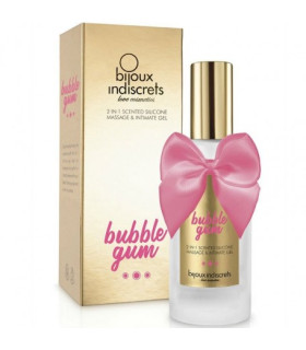 Массажный гель-лубрикант 2-в-1 Bijoux Indiscrets Bubblegum на силиконовой основе, 100 мл - No Taboo