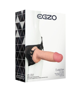 Страпон жіночий Egzo Еvolution, 18,5 см - No Taboo