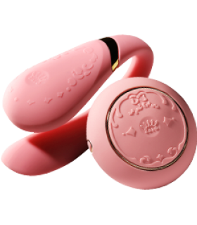 Вібратор для пар з пультом Versailles ZALO Fanfan Set Pink - No Taboo