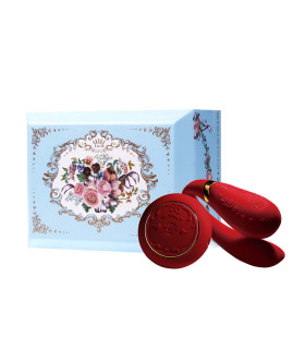 Вибратор для пар с пультом Versailles ZALO Fanfan Set, красный - No Taboo