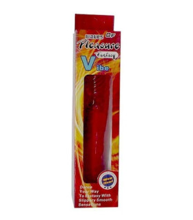 Вибратор красный Jelly Classic Vibe Red 20 sm - No Taboo