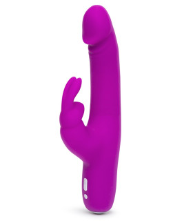 Вибратор кролик Happy Rabbit Slimline розовый, 22.5 х 3.5 см - No Taboo