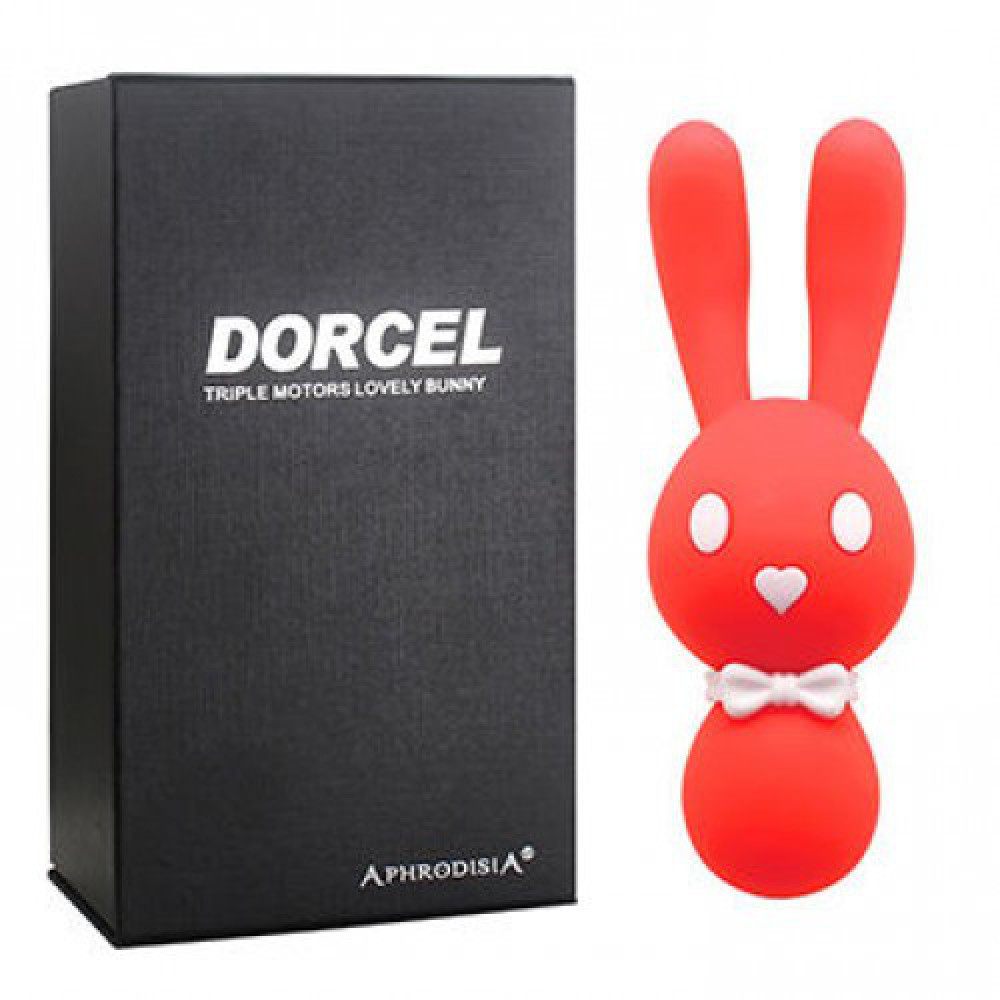 Зайчик - вибратор Dorcel Оранжевый. фото №2 — секс игрушки: Украина, NO TABOO