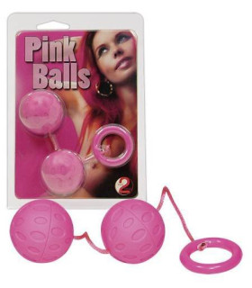 Вагинальные шарики Dream Toys Pink Balls розовые, 23 х 5 см - No Taboo