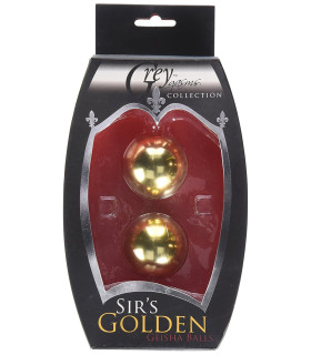 Шарики вагинальные Sirs Golden - No Taboo