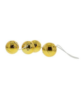 Вагинальные шарики 4 GOLD VIBRO BALLS - No Taboo