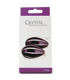 Вагинальные шарики Crystal Eggs Black - No Taboo