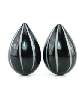 Вагинальные шарики Crystal Eggs Black - No Taboo