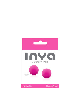 Вагинальные шарики INYA COOCHY BALLS, розовые - No Taboo