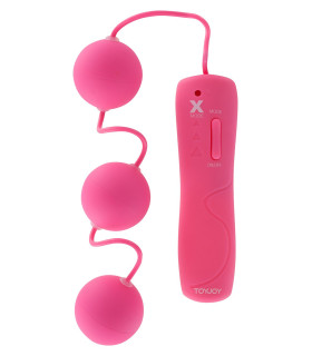 Вагинальные шарики с вибрацией Funky Triple Power Balls - No Taboo