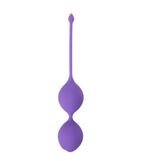 Вагинальные шарики DreamToys See You In Bloom фиолетовые, 3.6 см - No Taboo