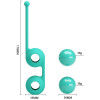Вагинальные шарики зеленые Kegel BALL фото №3 — секс игрушки: Украина, NO TABOO