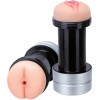 Двойной мастурбатор Dreamtoys RealStuff вагина и анус, бежевый, 17.8 х 7.9 см фото №1 — секс игрушки: Украина, NO TABOO