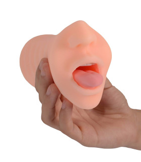 Мастурбатор рот, нос и язык Oral sex - No Taboo
