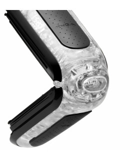 Мастурбатор нереалистичный Tenga Flip Zero, в колбе, черный, 18 х 7 см - No Taboo