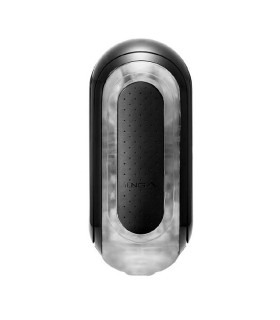 Мастурбатор нереалистичный Tenga Flip Zero, в колбе, черный, 18 х 7 см - No Taboo