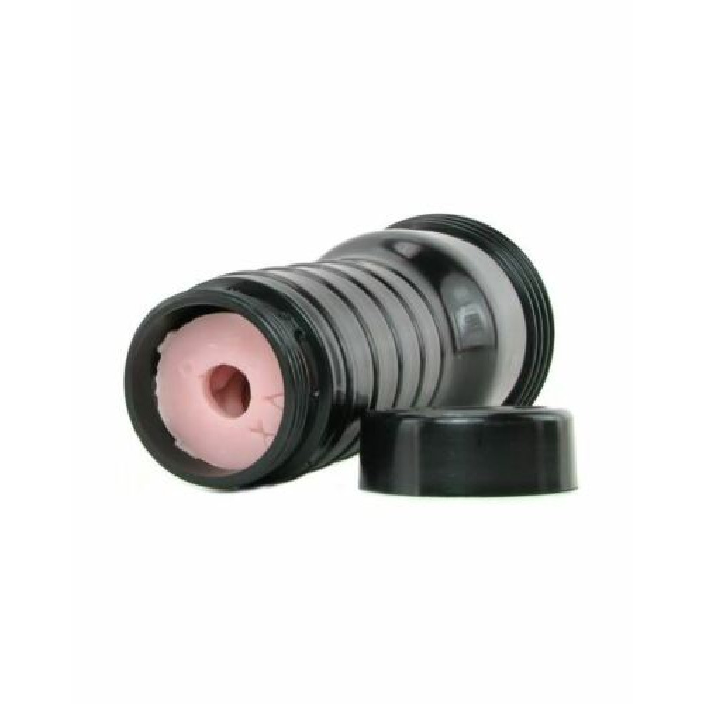 Мастурбатор вагина в колбе Fleshlight киберкожа, розовый, 25 х 6.5 см фото №5 — секс игрушки: Украина, NO TABOO
